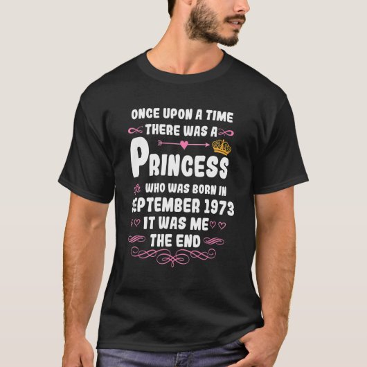 Es war einmal eine Prinzessin, der 19. September T-Shirt (Vorderseite)