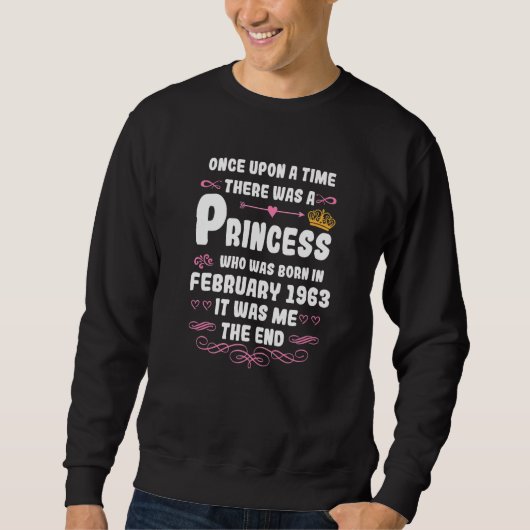 Es war einmal eine Prinzessin im Februar 1966 Sweatshirt (Vorderseite)