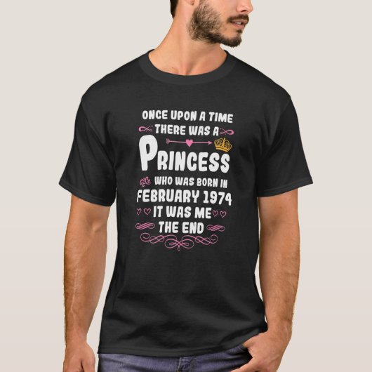Es war einmal eine Prinzessin im Februar 1977 T-Shirt (Vorderseite)