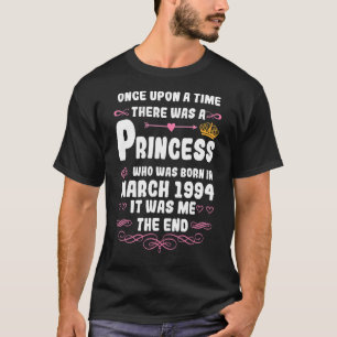 Es war einmal eine Prinzessin. März 1994 T-Shirt