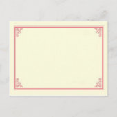 Es war einmal... Einladung der Babydusche (Rückseite)