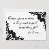 Es war einmal... Einladung zur Hochzeit (Vorderseite)