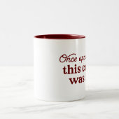 Es war einmal heiß, dass dieser Kaffee Tasse war (Mittel)