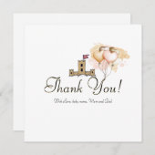 Es war einmal in einem Land der Freude Dankeskarte (Vorne/Hinten)