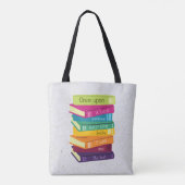 Es war einmal jemand, der Bücher liebte Tasche (Rückseite)