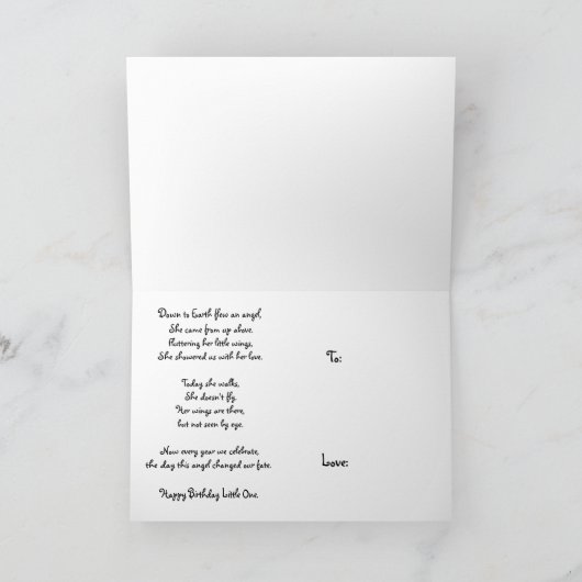 Es war einmal... karte (Innenseite)