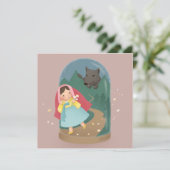 Es war einmal: Kleine rote Reitstunde Karte (Stehend Vorderseite)