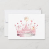 Es war einmal, Prinzessin Geburtstag Dankeskarte (Rückseite)