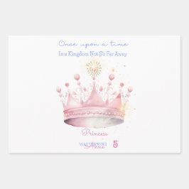 Es war einmal, Prinzessin Geburtstag Geschenkpapier Set