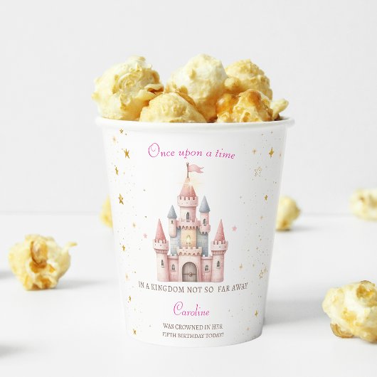 Es war einmal, Prinzessin Geburtstag Pappbecher