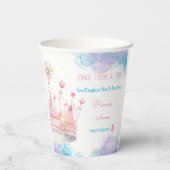 Es war einmal, Prinzessin Geburtstag Pappbecher (Rückseite)