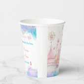 Es war einmal, Prinzessin Geburtstag Pappbecher (Rechts)