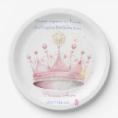 Es war einmal, Prinzessin Geburtstag Pappteller (Vorderseite)