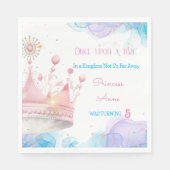 Es war einmal, Prinzessin Geburtstag Serviette (Vorderseite)