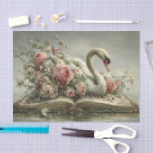 Es war einmal Schwan Seidenpapier (Handwerk)