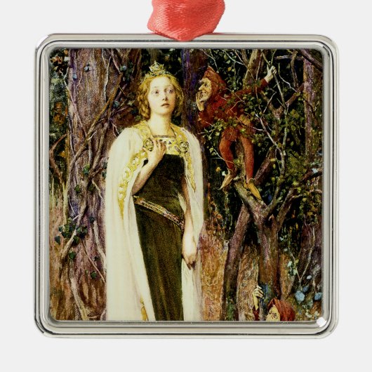 Es war einmal silbernes ornament (Vorne)