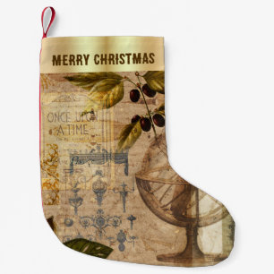 Es war einmal Vintage-Weihnachtsstrumpf Kleiner Weihnachtsstrumpf