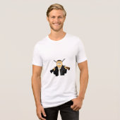 "Es war emotional" Tri-Blend Shirt (Vorderseite voll)