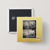Es war flaumig button (Vorne & Hinten)
