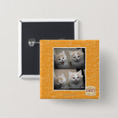 Es war flaumig button (Vorne & Hinten)