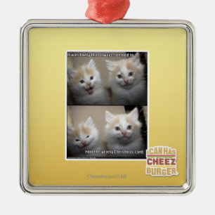 Es war flaumig ornament aus metall