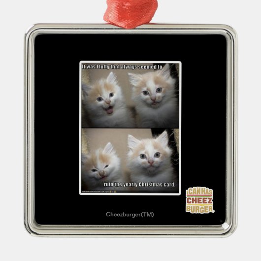 Es war flaumig ornament aus metall (Vorne)