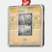 Es war flaumig silbernes ornament (Links)