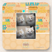 Es war flaumig untersetzer (Vorderseite)