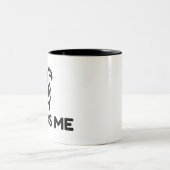 Es war ich Skunk Zweifarbige Tasse (Mittel)