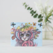 Es war ihr Ostern-Mützeneintritt Feiertagspostkarte (Stehend Vorderseite)