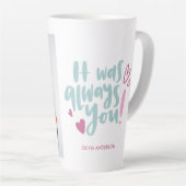 Es war immer, dass du Coupé-Foto-Kaffeebeutel Nied Milchtasse (Rechte Ecke)