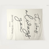 Es war immer, dass du den Hintergrund Personalisie Wandteppich (Vorderseite (Horizontal))