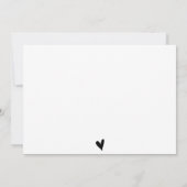 Es war immer, dass du eine flatternde Grußkarte ha Karte (Rückseite)