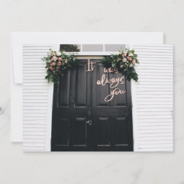 Es war immer, dass du eine flatternde Grußkarte ha Karte