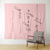 Es war immer, dass Sie das Hintergrundbanner für H Wandteppich (Beispiel (Horizontal))