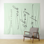 Es war immer, dass Sie das Hintergrundbanner für H Wandteppich (Beispiel (Horizontal))