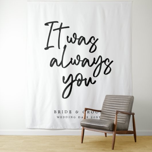 Es war immer dein Hochzeitsband Wandteppich (Beispiel)