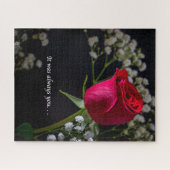 Es war immer dein Rose-Puzzle Puzzle (Horizontal)