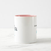 Es-war-immer-du-Kapuzenpullover Zweifarbige Tasse (Mittel)
