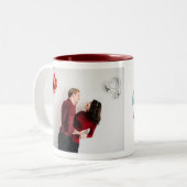 Es war immer du Niedlich Romantisches Foto Valenti Zweifarbige Tasse (Vorderseite Links)