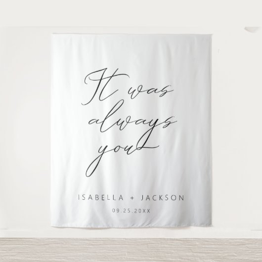 Es war immer du wandteppich (Vorderseite)