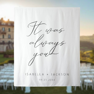 Es war immer du wandteppich