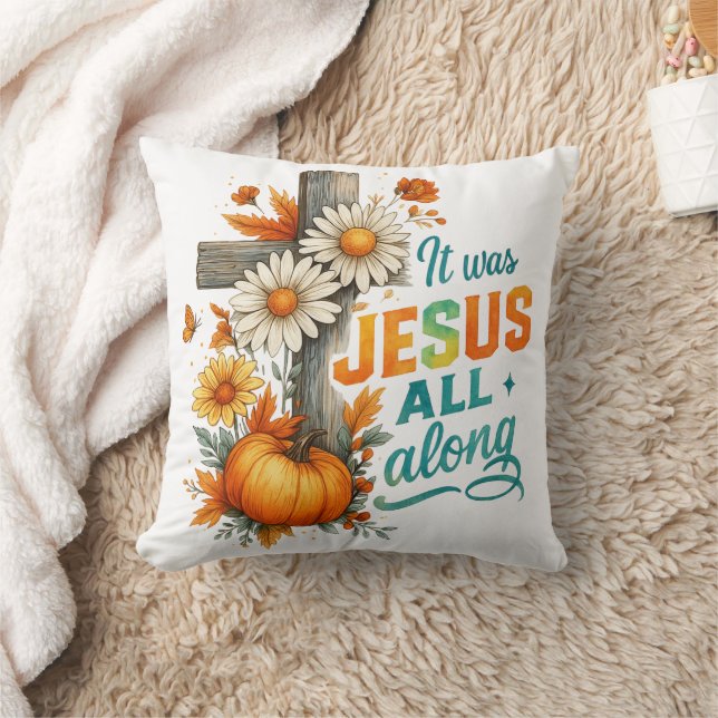 Es war Jesus... Kissen (Decke)