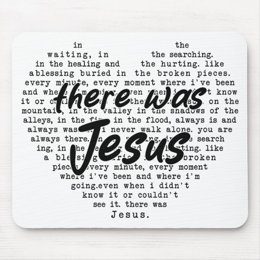 Es war Jesus Mousepad (Vorne)