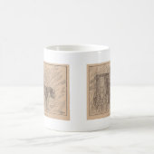 Es war kalte schwarze Schönheit Kaffeetasse (Mittel)