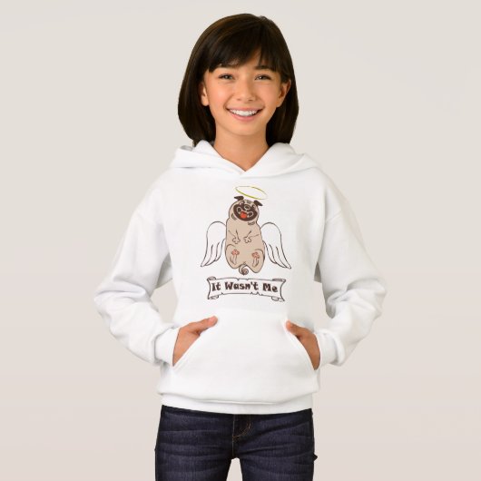 Es war kein lustiges Zitat von "Ich-Engel-Mops"  Hoodie (Vorne ganz)