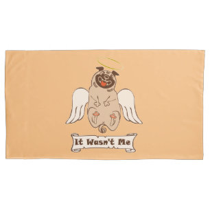 Es war kein lustiges Zitat von "Ich-Engel-Mops" Kissenbezug