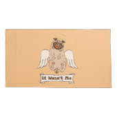 Es war kein lustiges Zitat von "Ich-Engel-Mops" Kissenbezug (Rückseite-Links)