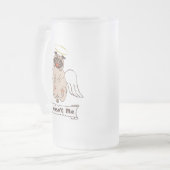 Es war kein lustiges Zitat von "Ich-Engel-Mops" Mattglas Bierglas (Vorderseite Links)