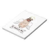 Es war kein lustiges Zitat von "Ich-Engel-Mops" Notizblock (Rotiert)